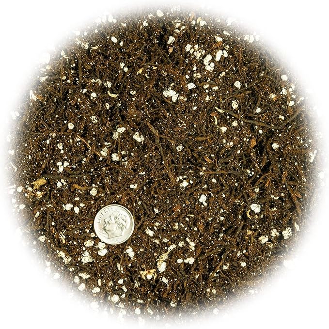 Gardenera Premium Organic Potting Soil, Succulent & Cactus Soil Mix, Fast Draining Pre-Mixed Blend - Horticultural Perlite (25%) + Peat Moss (75%) - Made in USA - 4 Quart
