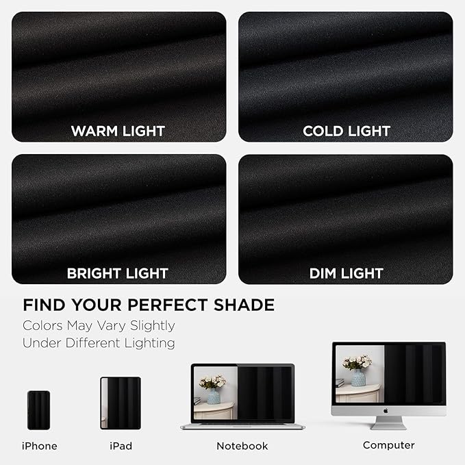 Joydeco Blackout Curtains 63 Inch Length 2 Panels Set, Thermal Insulated Long Drapes 2 Burg, Room Darkening Grommet Drapes for Living Room Bedroom Window