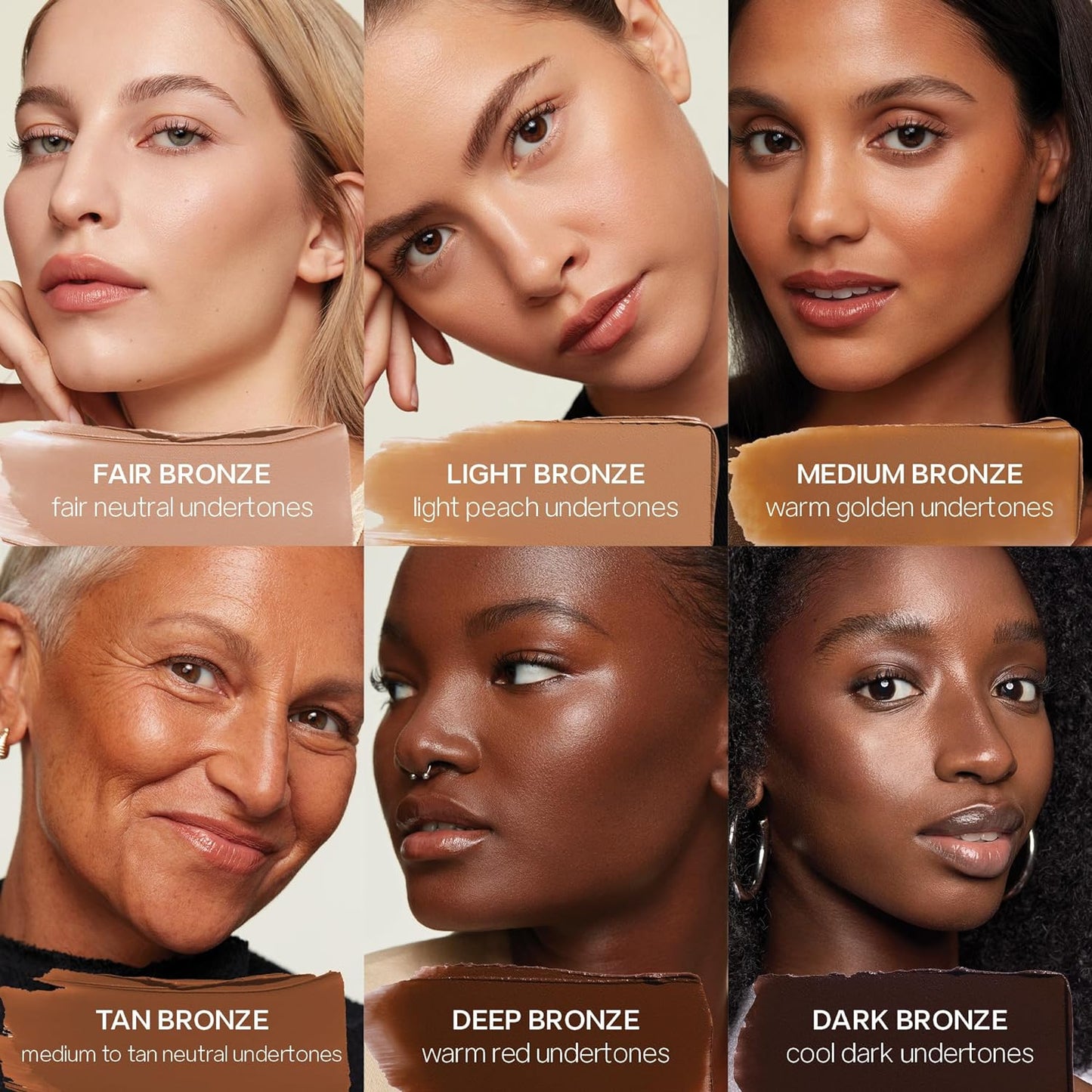 Saie Sun Melt Cream Bronzer - Buildable Balm Face Bronzer for Effortless Sculpting - Cream Contour Enriched with Vitamin C, Nourishing Skincare Ingredients & a Natural Finish - Dark Bronze (1 oz)