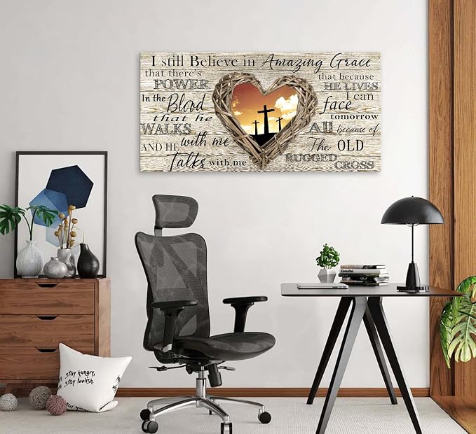 Cao Gen Decor Art A63598 Amazing Grace Wall Art Decor Canvas Print Picture
