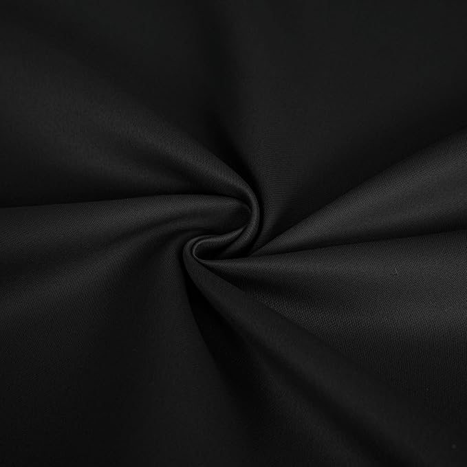 IGEMAEVE Black Curtains for Living Room, Custom Curtains Blackout Thermal