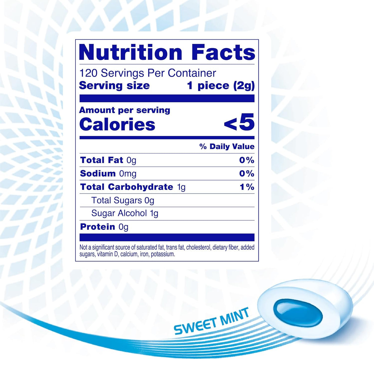 Mentos Pure White Sugar-Free Chewing Gum With Xylitol, Sweet Mint, 120 Piece Bulk Resealable Bag (Pack of 1)