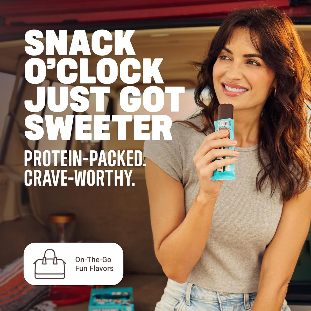built bar coconut puff protein bars, 17g protein, 140 calories, 6g sugar, collagen, gluten free, 12 count