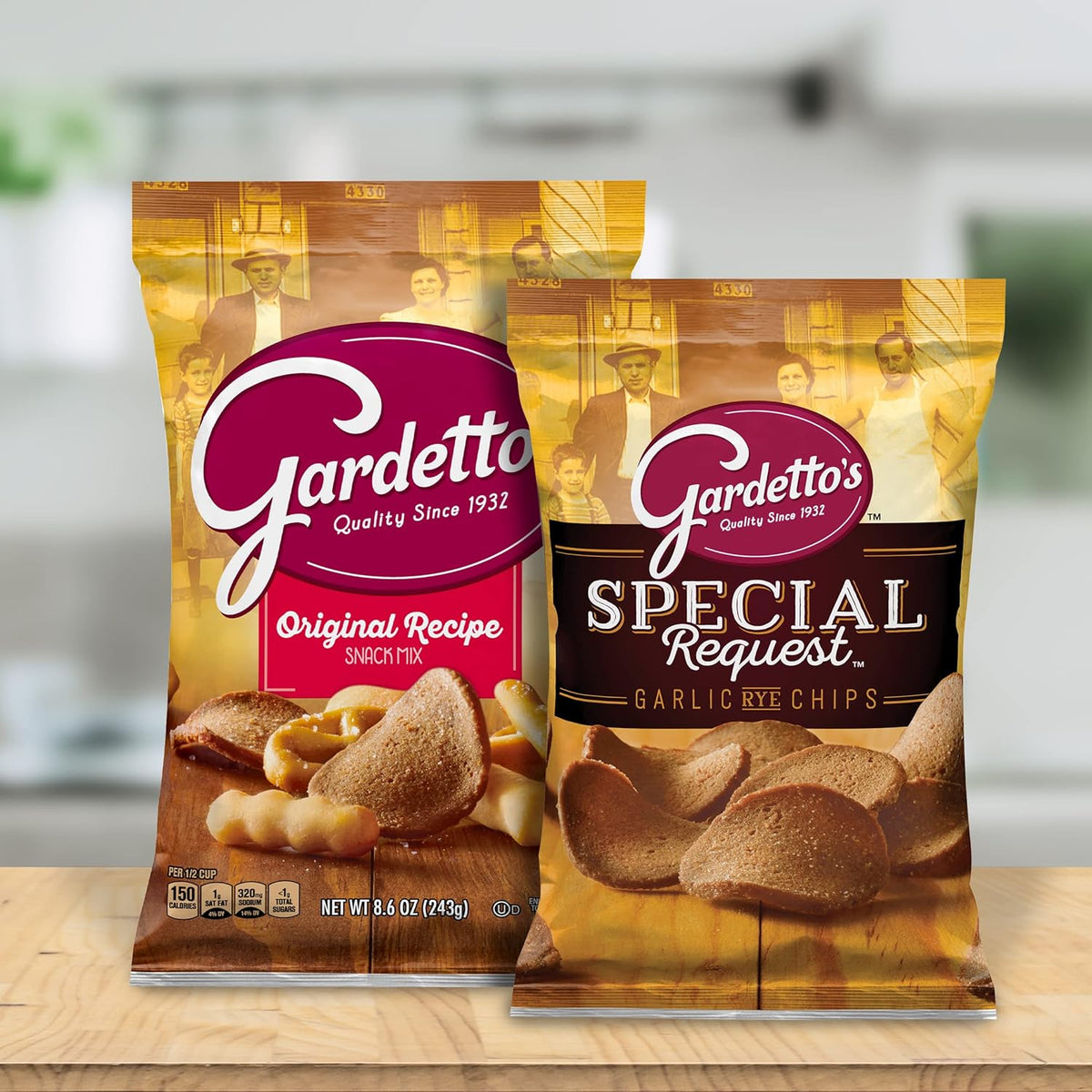 Gardetto's Snack Mix, Original Recipe, Snack Bag, 8.6 oz