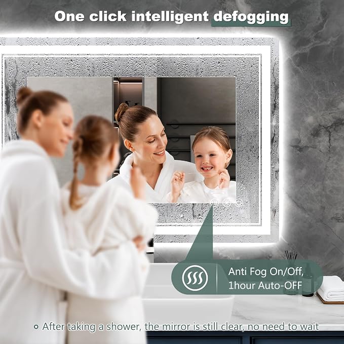 36x36 Inch LED Bathroom Mirror