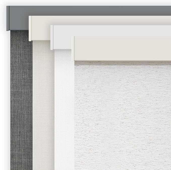 AOSKY Custom Linen Roller Blinds Shades