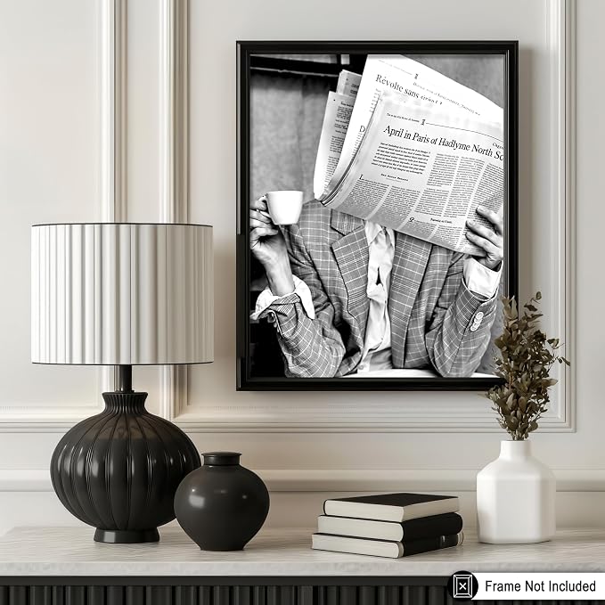 Poster Master Drinking Coffee Print
