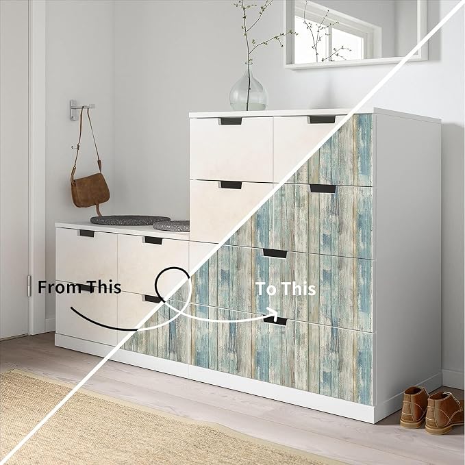 practicalWs Peel and Stick Wallpaper 17.71" x 590.5" Wood Wallpaper Wood