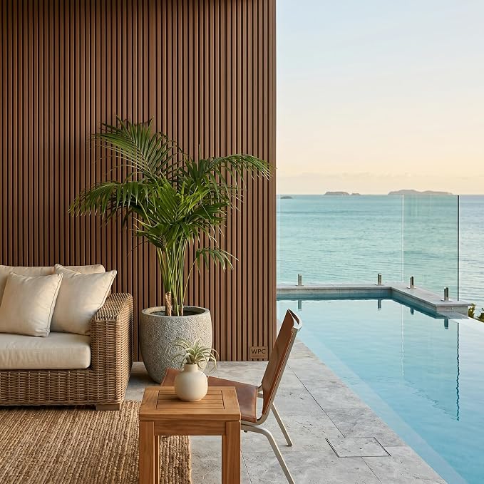 From Plain to Beautiful in Hours WPC Exterior Wall Slat Panels Waterproof