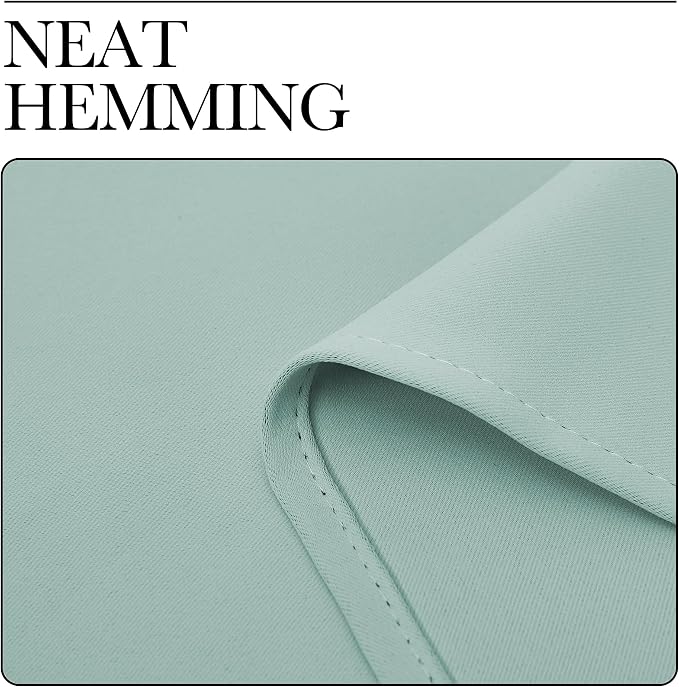 NICETOWN Blackout Curtains for Bedroom, Aqua Blue, 1 Pair, 42 by 45-inch