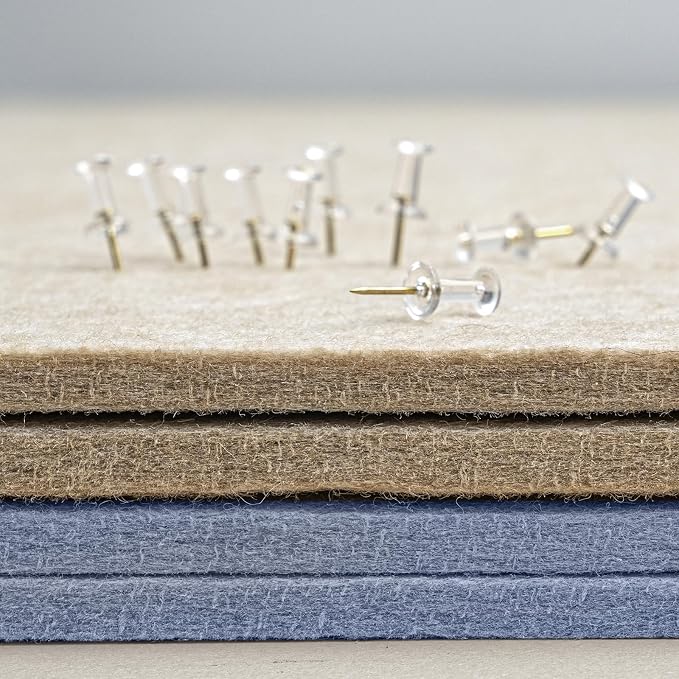 Lightomorrow Bulletin Board, 35 x 17 1/2 inches Felt Board