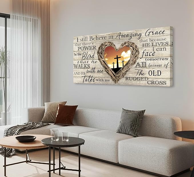 Cao Gen Decor Art A63598 Amazing Grace Wall Art Decor Canvas Print Picture