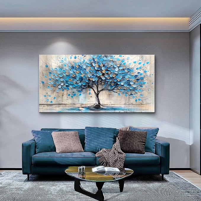 Lapremoly Textured Abstract Wall Pictures Artwork Large Wall Decor