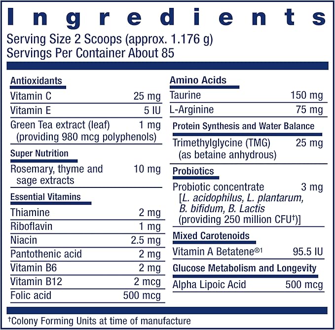 Life Extension Cat Mix, cat Food Supplements, Heart Health, probiotics, L-arginine, Taurine, B12, folic Acid, Vitamin C, Vitamin E, Rosemary, Nutrient Absorption, Gluten-Free, Non-GMO, 85 Servings