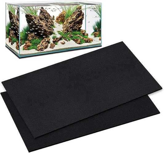 48x24 Inch Aquarium Leveling Mat - Neoprene Non-Slip Shockproof Fish Tank Pad, 0.2" Thick Waterproof Tank Base Cushion for Uneven Surfaces, Cut-to-Size Floor & Desktop Protector