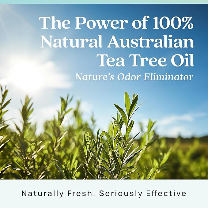 Azuna All-Natural Odor Remover Gel Refill Pouch | Air Purifier with Tea Tree Oil | Plant-Based & Long Lasting | For Pet Odors, Smoke & Strong Odors | Amalfi Breeze, 24 oz.