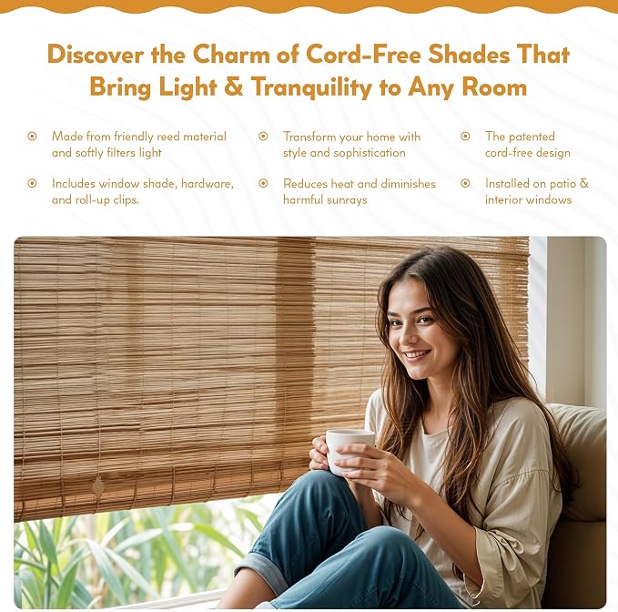 Radiance Cordless Bamboo Blinds