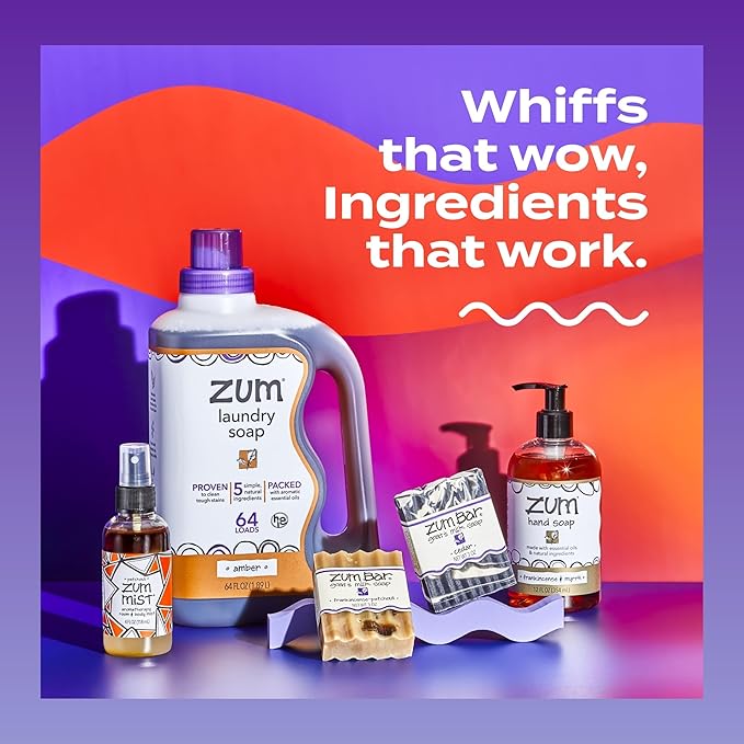 Indigo Wild Zum Mist Room & Body Spray - Aromatherapy Essential Oil Spray - Natural Body Mist & Room Spray - Frankincense & Myrrh Scent - 4 fl oz (2 Pack)