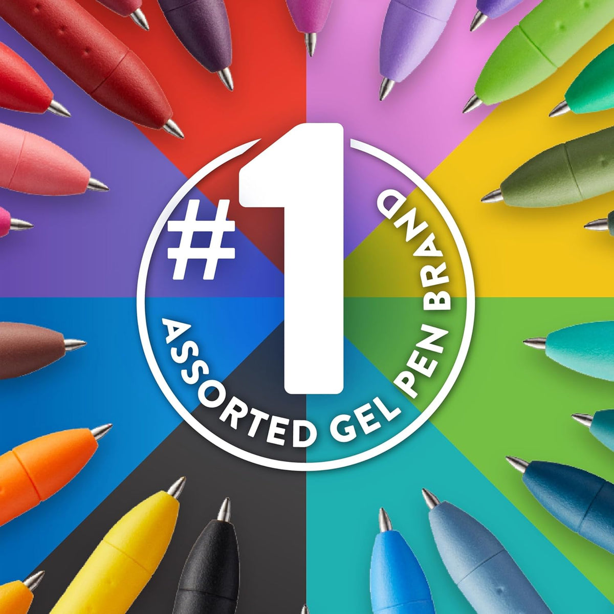 Paper Mate InkJoy Gel Pens Medium Point Assorted 10 Count