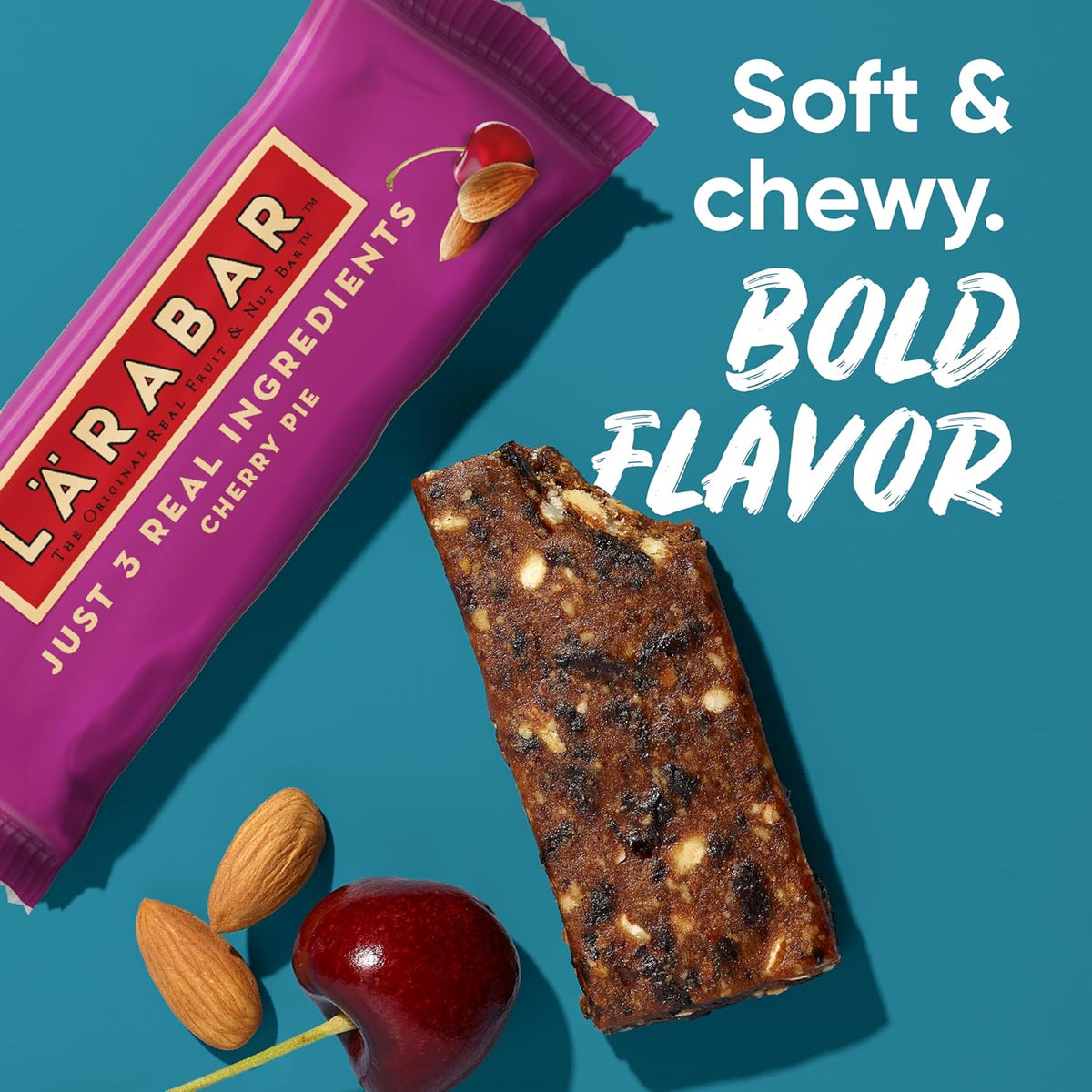 Larabar Cherry Pie Fruit and Nut Bar, Gluten Free and Vegan, 27.2 oz, 16 Ct
