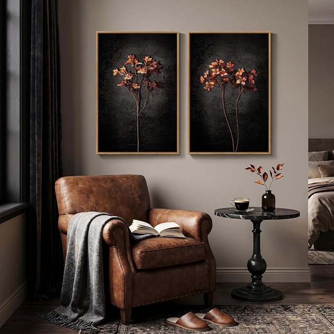 Framed Vintage Botanical Wall Art