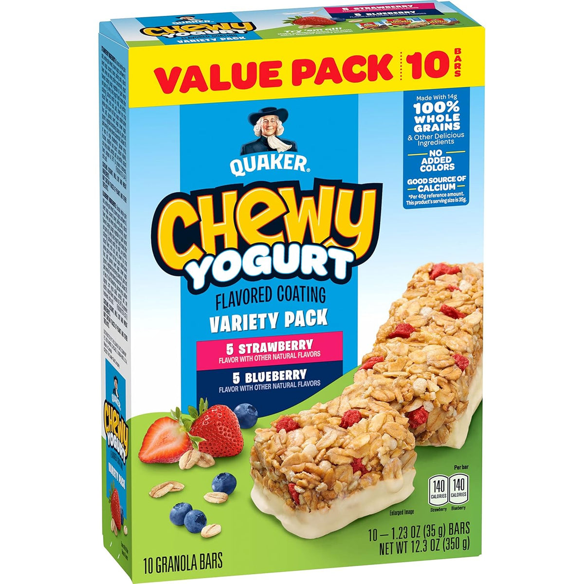 Quaker Chewy Dipps Granola Bars Chocolate Chip, 1.09 oz, 14 Ct