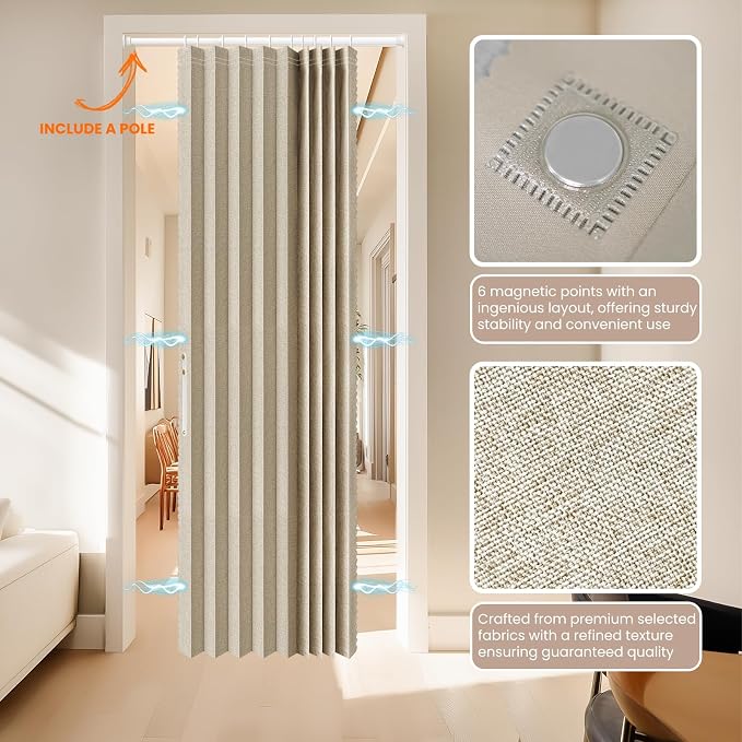 AJAZZ Blackout Accordion Door