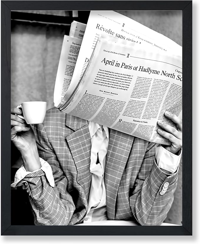 Poster Master Drinking Coffee Print