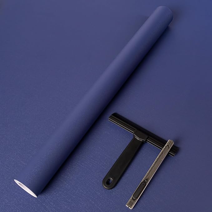 practicalWs Blue Wallpaper Peel and Stick