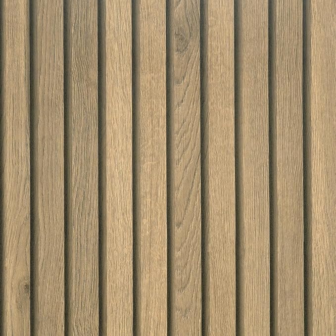 VEELIKE Natural Light Oak Wood Slat Peel and Stick Wallpaper Wood Panel