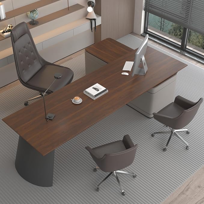 BOMENG Walnut Wood Contact Paper 16x197 inch Dark Brown Wood Wallpaper Peel and