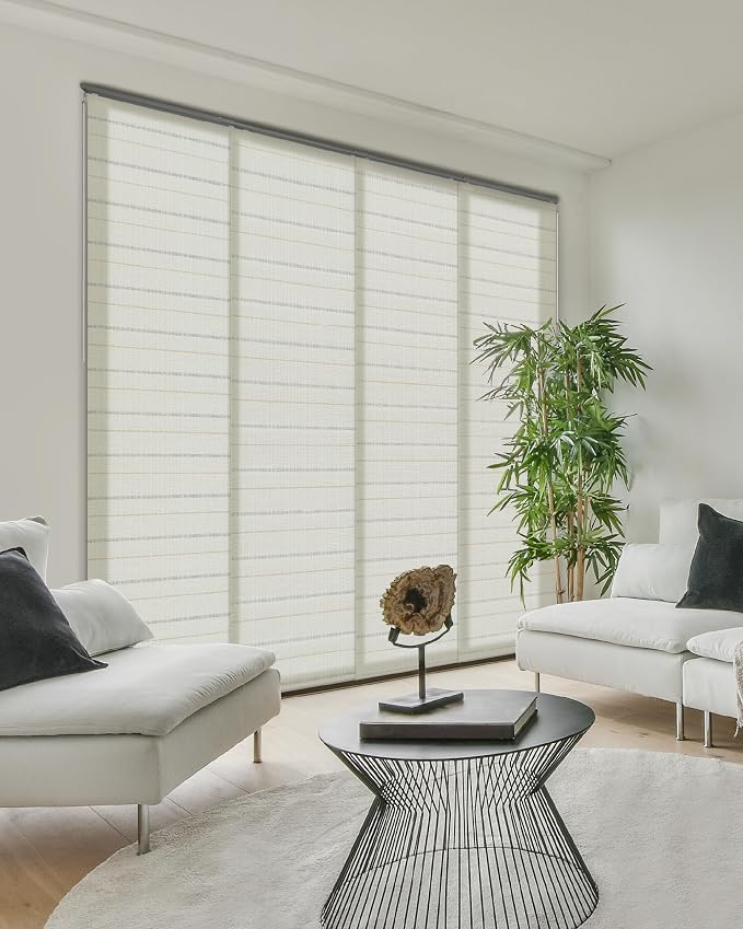 GoDear Design Adjustable Verticsl Sliding Panel Track Blinds