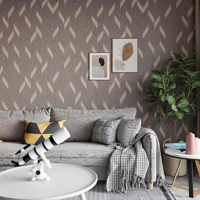 BOMENG Herringbone Peel & Stick Wallpaper