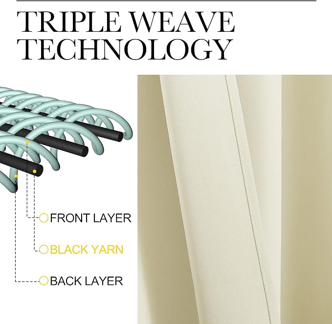 NICETOWN RV Blackout Curtains for Camper Windows, Short Blackout Curtains &