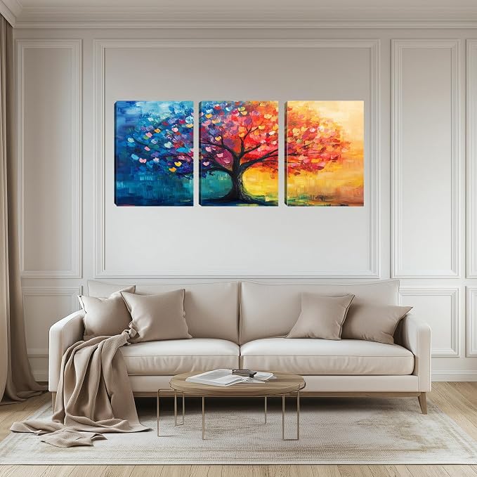 Kuiluuye 3 Pieces Sun Sbstract Wall Decor Motivational Office Wall Decor