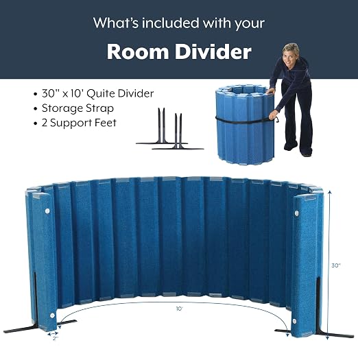 Angeles 30" x 10' Quiet Divider