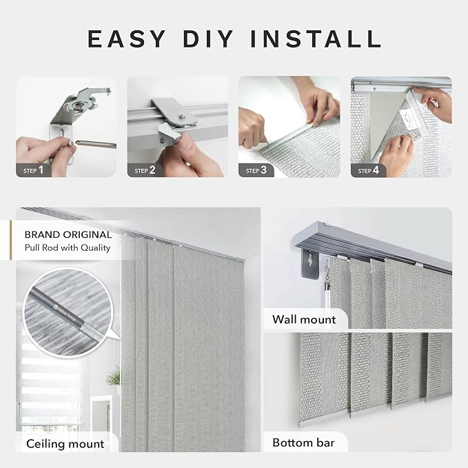 GoDear Design Adjustable Vertical Blinds