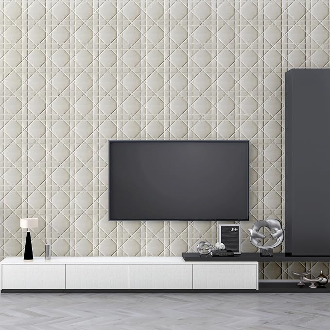 Velvet 3D wall Panels for Interior wall Decor Peel and Stick, Soundproof
