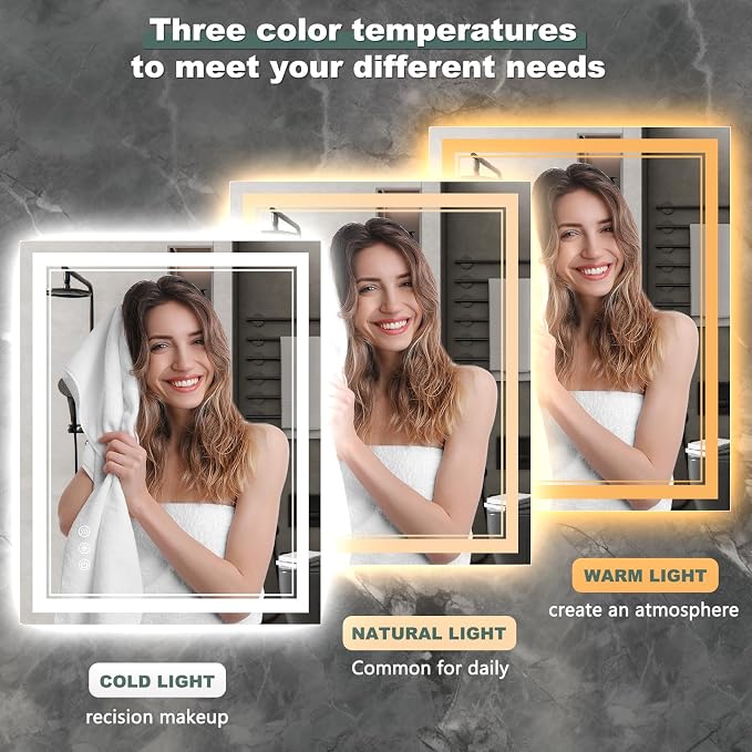 36x36 Inch LED Bathroom Mirror