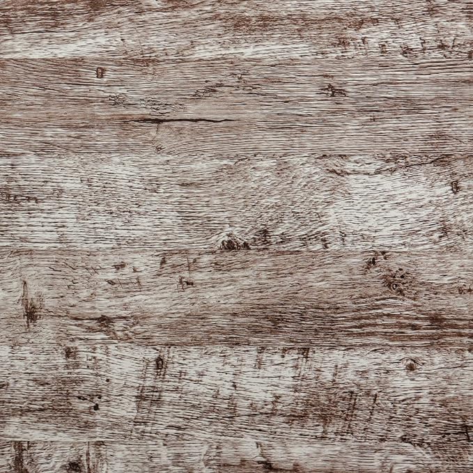 Dimoon 236"x17.7" Wood Stick and Peel Wallpaper Dark Grey Brown Wood Contact