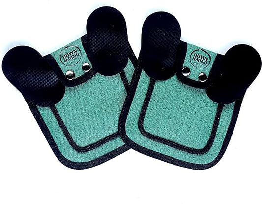 DOWN UNDER OUTDOORS 2 Pack Small Chicken Saddles for Bantams and Young Birds, Includes Shoulder Covers (Teal)
