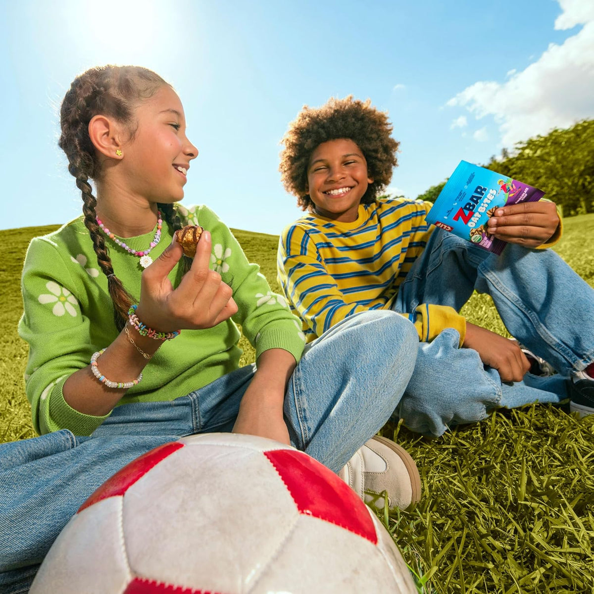 Zbar Oat Bites - Chocolate Chip - Baked Oat Energy Granola Bites - USDA Organic Snacks for Kids - 14g Whole Grains (6 Snack Packs)