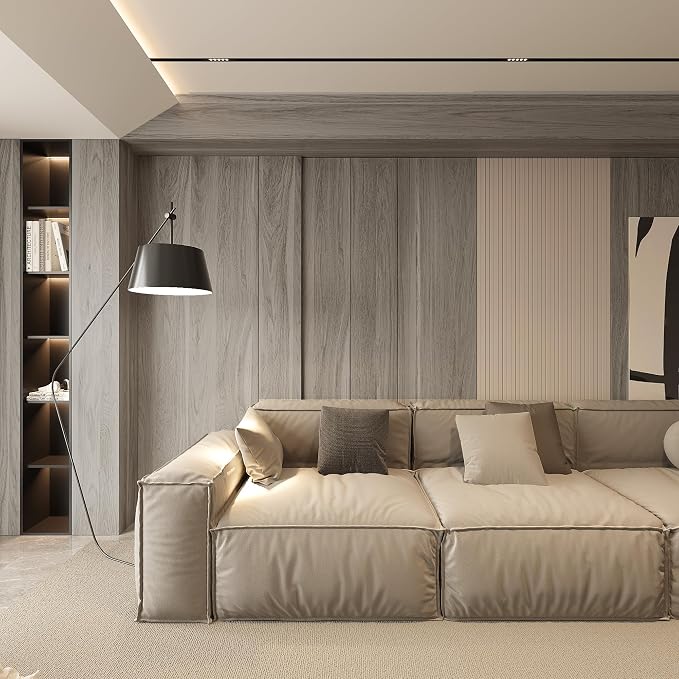 Light Wood Contact Paper for Cabinets Wood Grain Vinyl Wrap Grey Wood Wallpaper