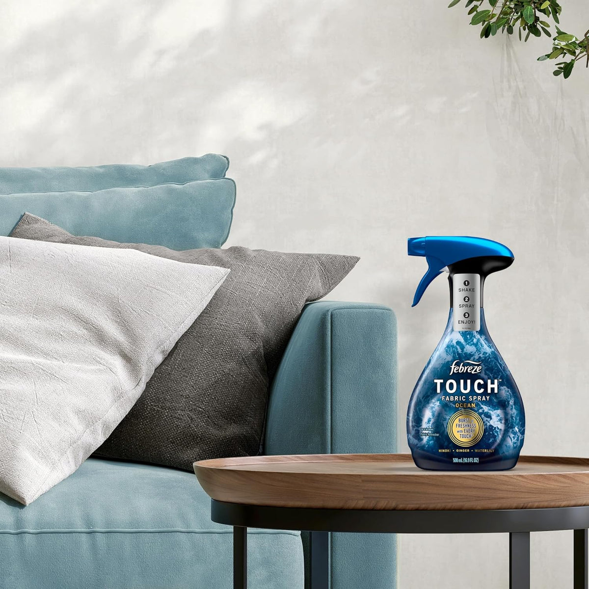 Touch Fabric Spray, Ocean & Mountain, 16.9 oz, Pack of 2