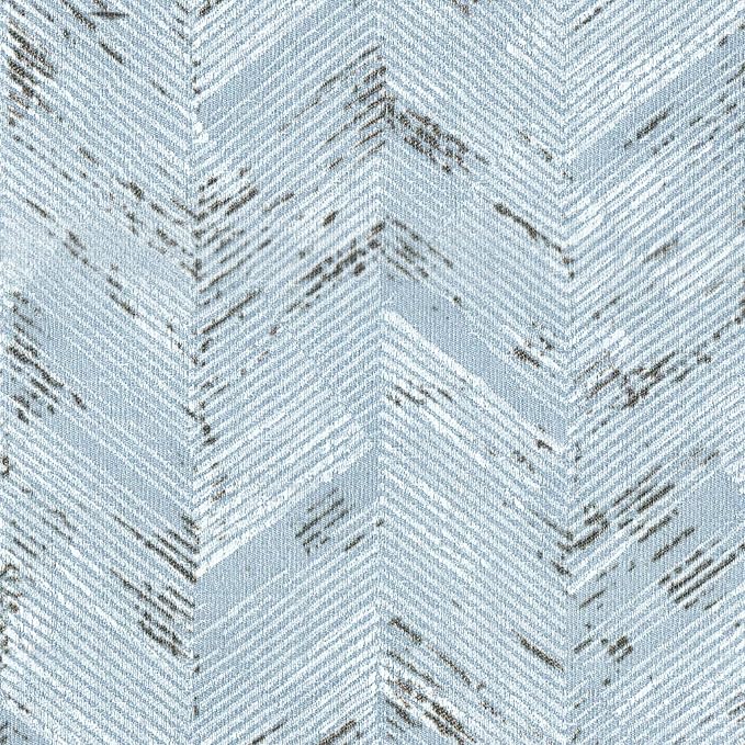 Livelynine Blue Fabric Wallpaper Peel and Stick Prepasted Herringbone Faux