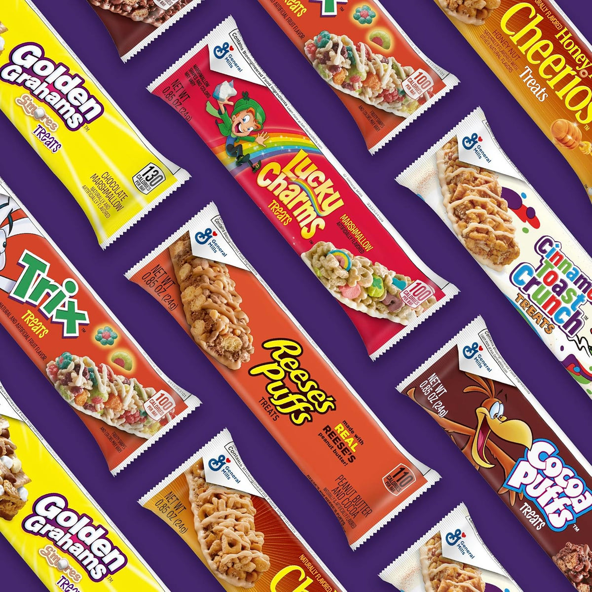 Lucky Charms Cereal Treat Bars, Snack Bars, Value Pack, 16 Ct, 13.6 oz