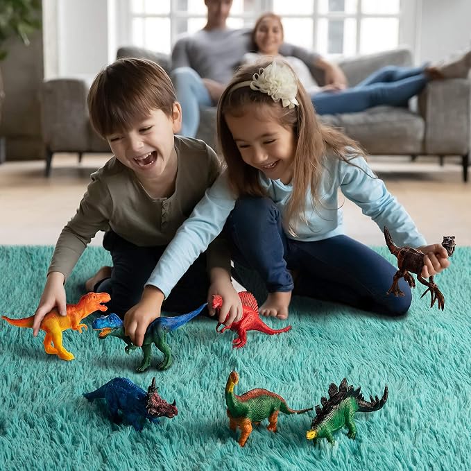 STEM.org Dinosaur Painting Kit for Kids with Dino Trivia-Dinosaur Crafts for Kids Ages 3-5 + w/ 2 T-Rex Set - Screen Free, Educational Gifts for Boys