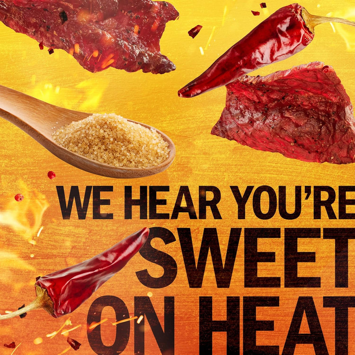 Jack Link's Beef Jerky, Sweet & Hot, Large Jerky Bags - Flavorful Meat Snacks, Ready to Eat Protein Snacks, 9g of Protein per Serving, Made with 100% Beef - 9 Oz. (Pack of 2)