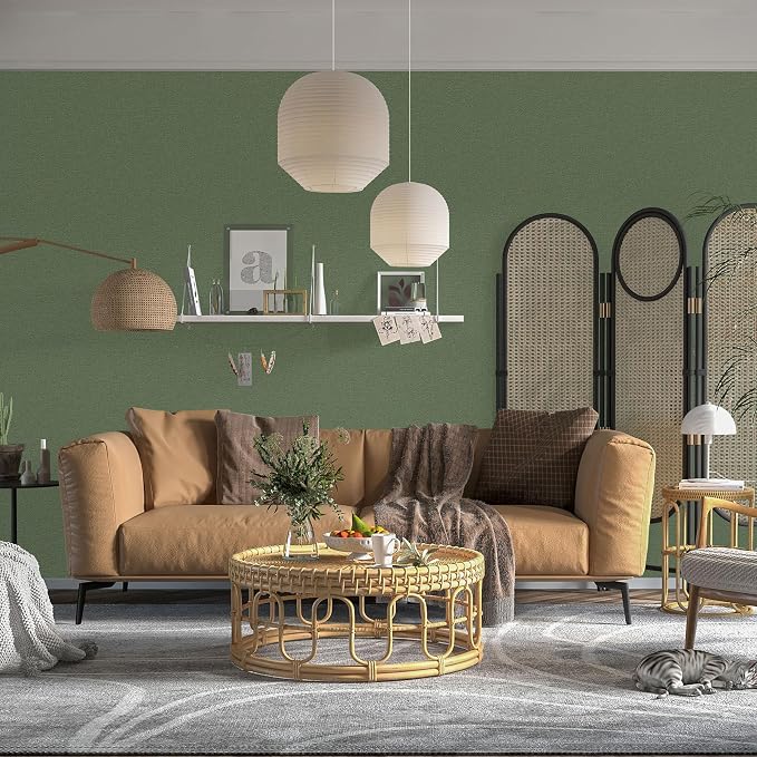 practicalWs Green Contact Paper Peel and Stick Wallpaper