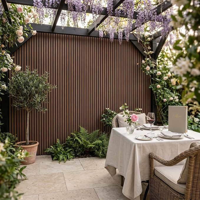 From Plain to Beautiful in Hours WPC Exterior Wall Slat Panels Waterproof